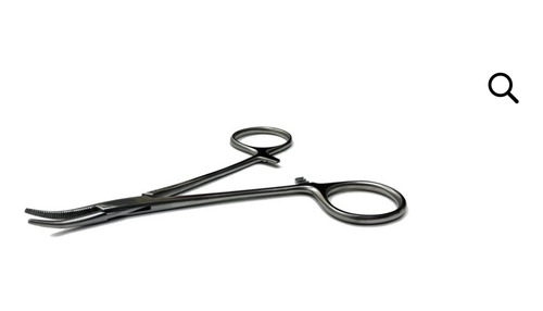 Pinza Hemostatica Recta O Curva Acero Inoxidable Odontología