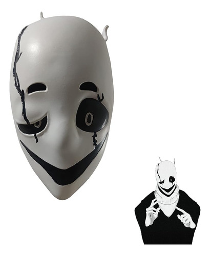 Xgs Undertale W D Gaster Máscara De Látex Disfraz De Media