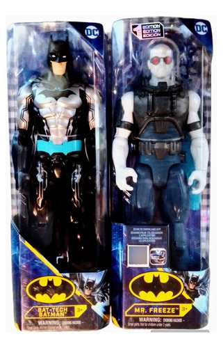 Par De Figuras De Acción Batman Bat-tech Y Me. Freeze 