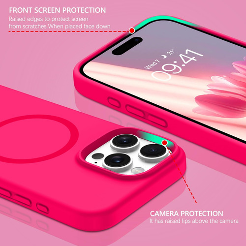 Case Magnética Bentoben Para iPhone 16 Pro, Caja De Silicona