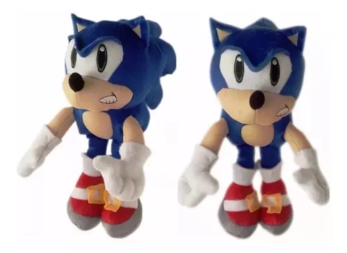 Pelucia Sonic Classico Sonic The Hedgehog Boneco 30cm