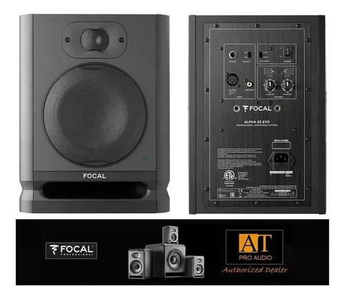 Focal Alpha 65 Evo Monitor Estúdio Ativo Par Made In France