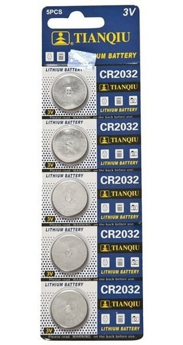 Pilas Cr2032 Reloj Blister 5pzas Lithium