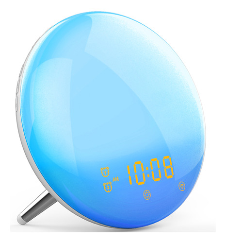 Despertador Wifi Wake Light Workday Con 7 Colores Para El Am