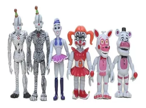 TODOS OS ANIMATRONICS DE FNAF SISTER LOCATION! PERSONAGENS 