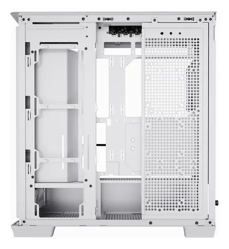 Chasis Gabinete Gamer Apnx C1 Blanco X4 Fan Argb
