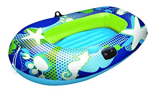 Poolmaster 87320 Bote Inflable Para Piscina Y Lago, Aguas Pr