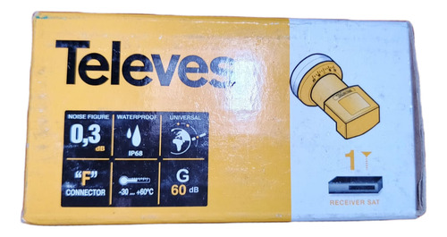 Lnb Hd Banda Ku 1 Salidas Televes Antena Satelital