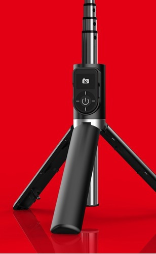 Pau De Selfie Com Tripé Para Celular Com Controle Remoto Led