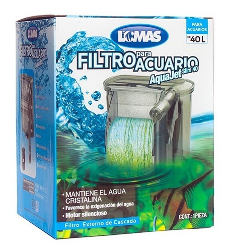 Filtro Cascada Aquajet Slim Para Acuarios De 40 Litros