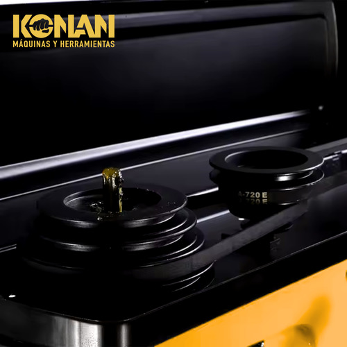 Konan Taladro De Banco 16mm + Morsa Plana 450w 5 Velocidades Amarillo