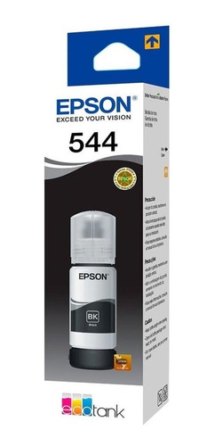 Imagem 2 de 6 de Refil De Tinta Preta Original Epson 544 L1110 3110 3150 5190