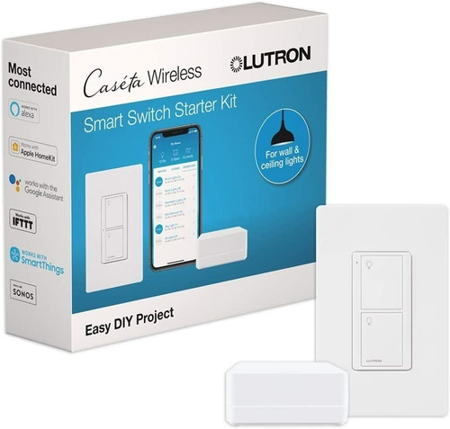 Kit Control De Iluminación Lutron Hub Controlador Atenuador