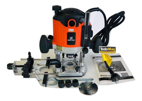 Imagen 3 de 8 de Fresadora Router 1400 W 9.000-28.000 Rpm Dowen Pagio 9993490