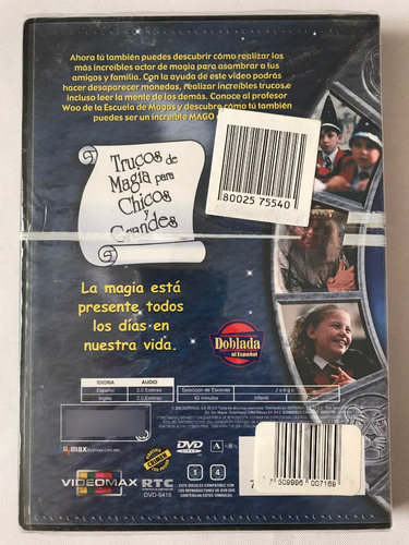 Dvd Trucos De Magia Para Chicos Y Grandes How To Be A Wizard (Usado)