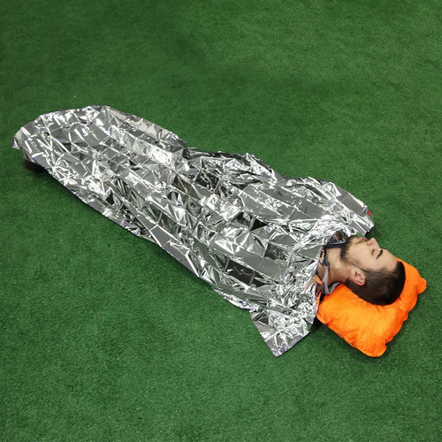 Saco De Dormir Emerg. Aluminizado Isolante Térmico Nautika