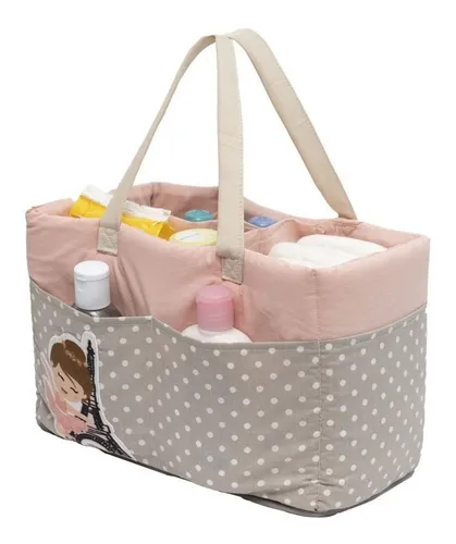 Organizador De Pañales Juguetes Biberones Ropa Portátil Color Baby Paris
