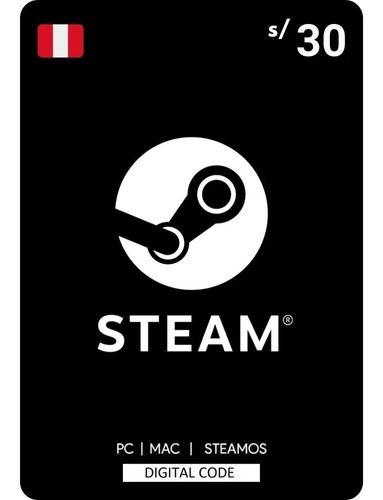 Steam Gift Card 30 Soles