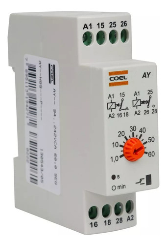 Rele Temporizador Estrela Triangulo Coel 60s 220v 2naf Ay