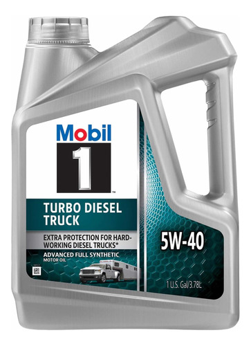 Aceite Mobil 1 5w-40 Diesel Full Sintetico Avanzado.