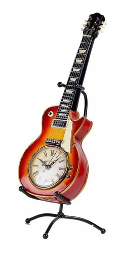 Reloj Guitarra Grande Figura Decorativa 2-01