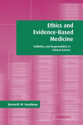Libro Ethics And Evidence-based Medicine - Kenneth W. Goo...