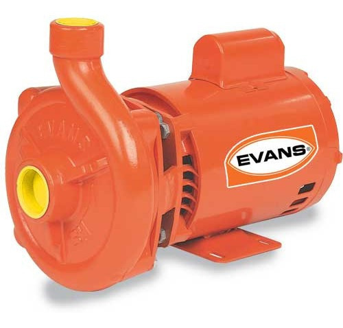 Bomba Semi Profesional Evans 3hp Trifásica Color Naranja Frecuencia 60 Hz