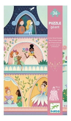 Puzzle Torre De Princesas 36 Piezas Djeco
