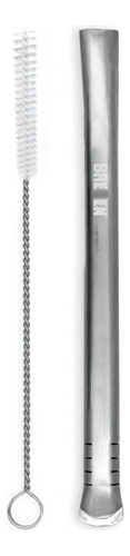 Bombilla Con Limpiador De Acero Inoxidable 19cm Bremen 7744