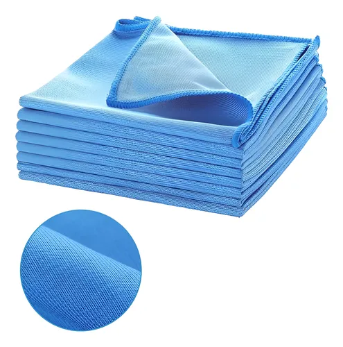 comprar Microfibra Extra Suave Vidrios Espejos Led 30x35 Celeste