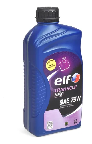 Aceite Transmisión Caja Manual Elf Tranself Nfx 75w 1 Litro