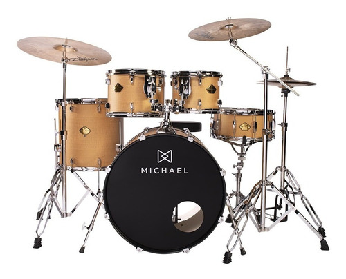 Bateria Michael Legacy Acústica Dml422 Warm Silk Mustard