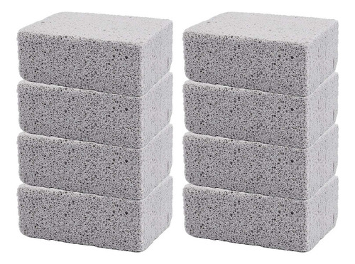Grelha De Churrasco Limpa Pedra-pomes Em Vidro De 8pcs