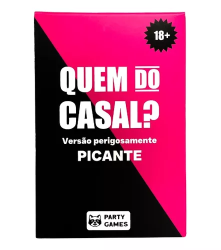 Jogo de Cartas Quem do Casal - versão Picante