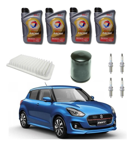 Kit Afinacion Para Suzuki Swift 1.6l 4 Cil Aceite Sintetico