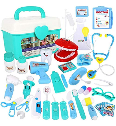 Tomons Kit De Doctor De Juguete Para Niños