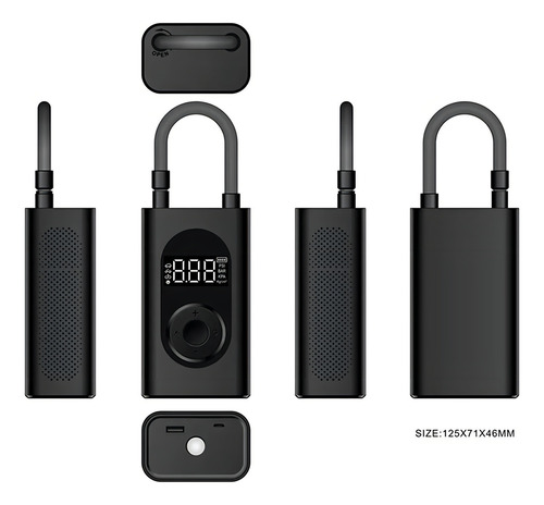 Mini Compresor De Aire Electrico Portatil Kany Recargable