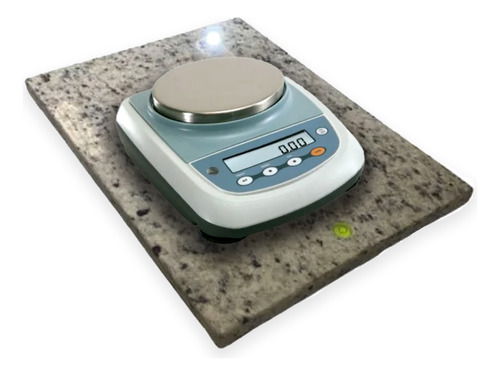 Mesa Anti-vibratória Balança Granito Indicador Nível 45x45