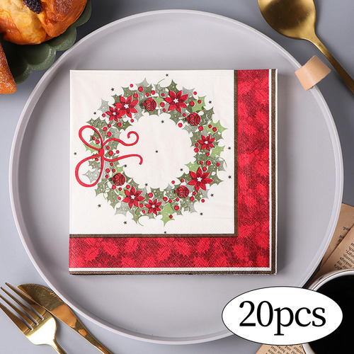 Servilletas De Papel Desechables Festivas Para Cenas -