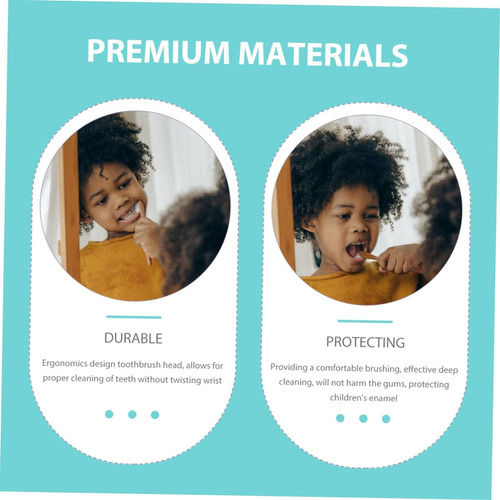 Cepillo De Dientes En Forma De U Para Niños, 7 Uds.