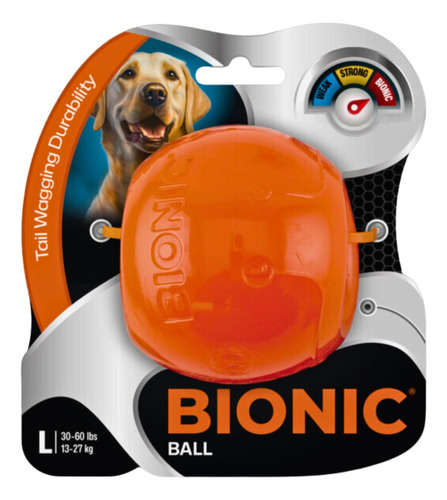 Juguete Para Perros Pelota Rellenable Bionic Ball Large 9 Cm