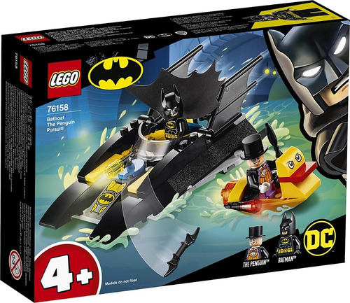Lego Super Héroes 76158 Batboat + Batman + Pingüino 54pz