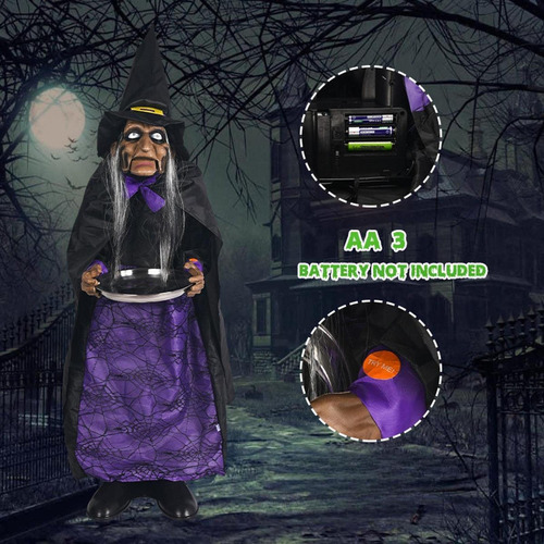 Decoración De Halloween, Figura De Ama De Llaves