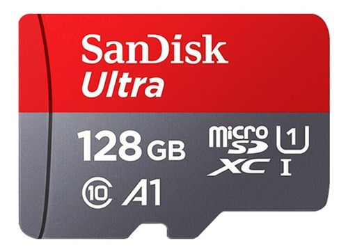Imagen 1 de 2 de Tarjeta de memoria SanDisk SDSQUNC-128G-ZN6MA  Ultra con adaptador SD 128GB