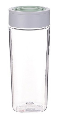 Imagem 3 de 3 de Garrafa Plástica Com Copo Dobrável Miniso - Cor Verde