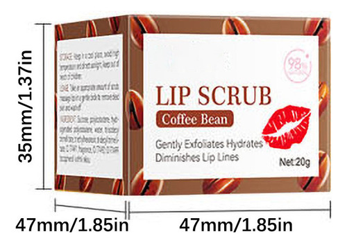 Esfoliante De Batom Coffee Beans Lipstick Hidratante Week Li