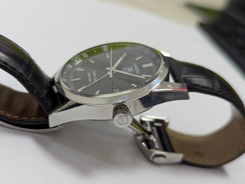 Reloj Tag Heuer Carrera Twin-time Gmt Calibre 7 Negro Acero Negro (Usado)