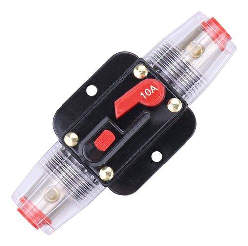 12 V-24 Vdc 10 Car Audio Inline Disyuntor Reset Para