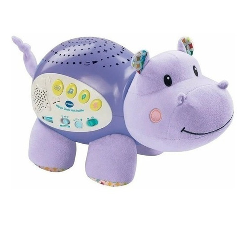 Imagen 2 de 5 de Proyector Bebe Popi Estrellitas Vtech Hipopótamo 180922