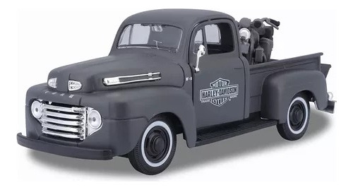 Maisto 1:24 Escala 1948 Ford F-1 Pickup Y Harley Davidson 19